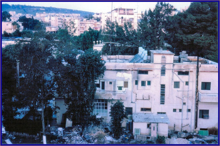 View from the window of our Tiberias hotel room at the Washington Hotel
